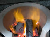 炎が立ちやすいのも黒炭の特徴